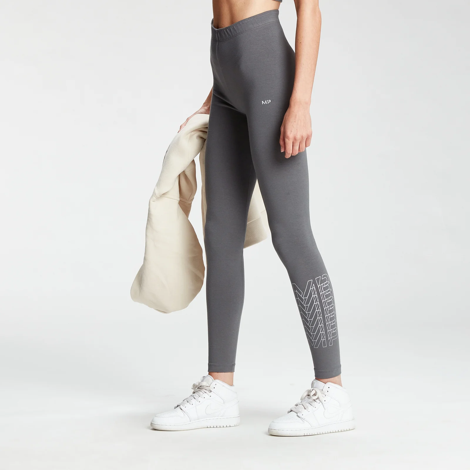 Legging à imprimé répétitif MP pour femmes – Carbone - XXSImage1