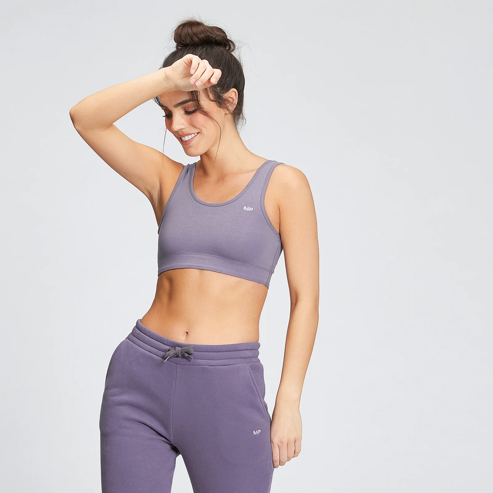 Brassière de sport à larges bretelles MP Essentials pour femmes – Violet fumé - XXSImage1