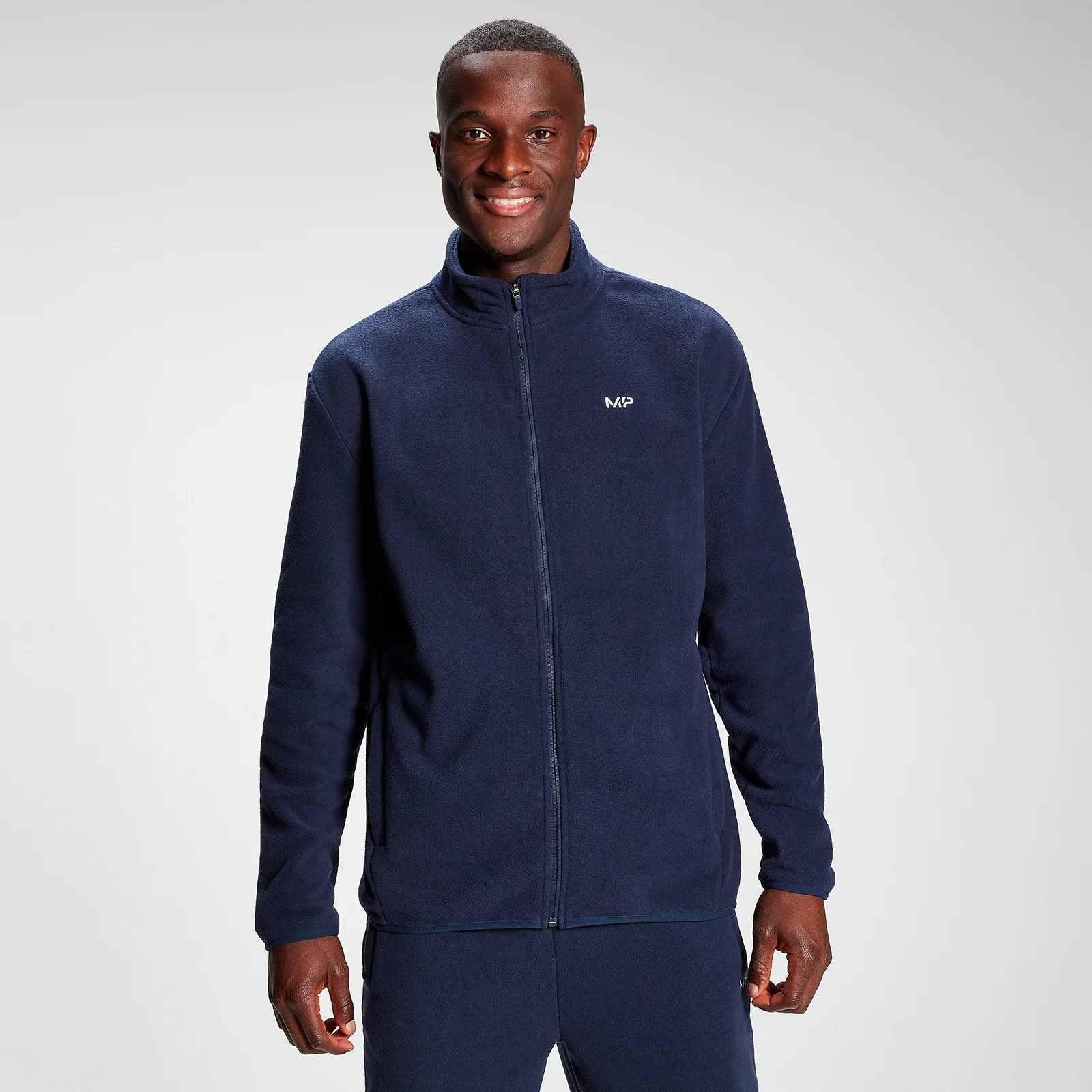 Polaire zippée MP Rest Day pour hommes – Bleu marine - XXSImage1