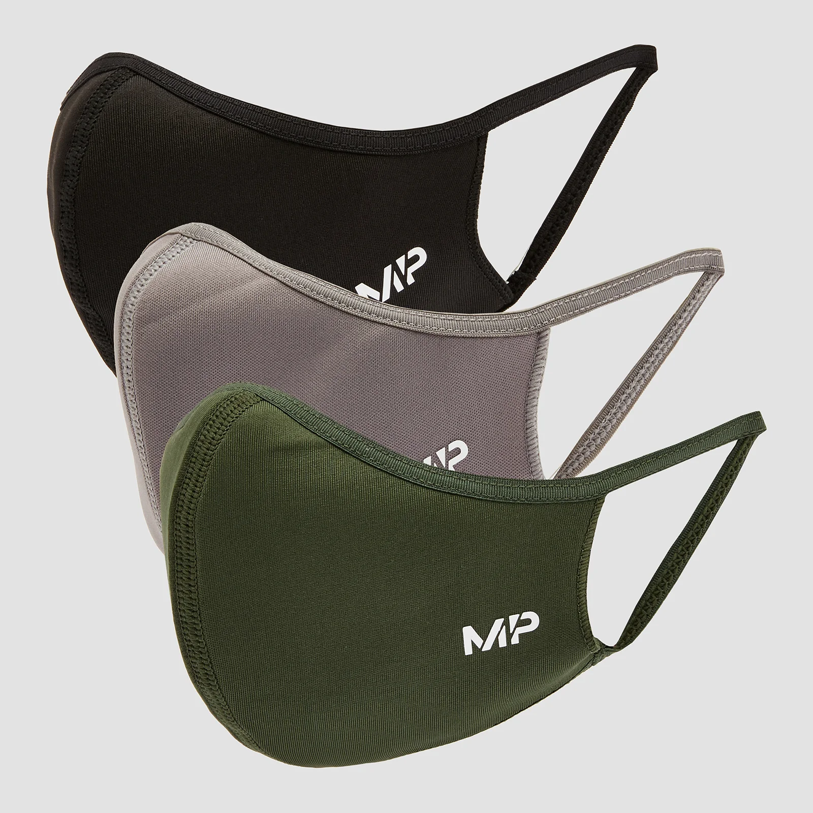 MP Curve Mask (3 Pack) - Black/Leaf Green/Carbon - S/MImage1