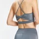 Brassière de sport à dos torsadé MP Composure pour femmes – Carbone