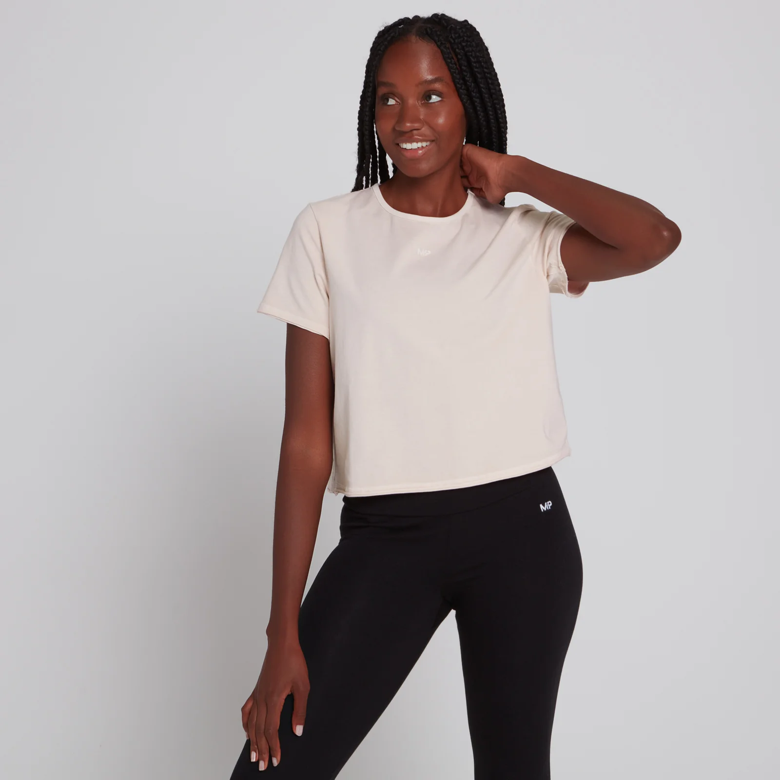 MP Women's Training Cropped T-Shirt - Light Pink - XXSImage1