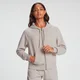 Sweat à capuche zippé MP Rest Day pour femmes – Gris clair