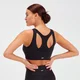 Brassière de sport découpée au laser MP Sculpt pour femmes – Noir