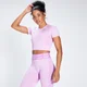 T-shirt court à manches courtes MP Curve pour femmes – Pétale