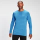 Haut à manches longues MP Performance pour hommes – Bleu vif chiné
