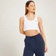 Brassière à larges bretelles MP pour femmes – Blanc