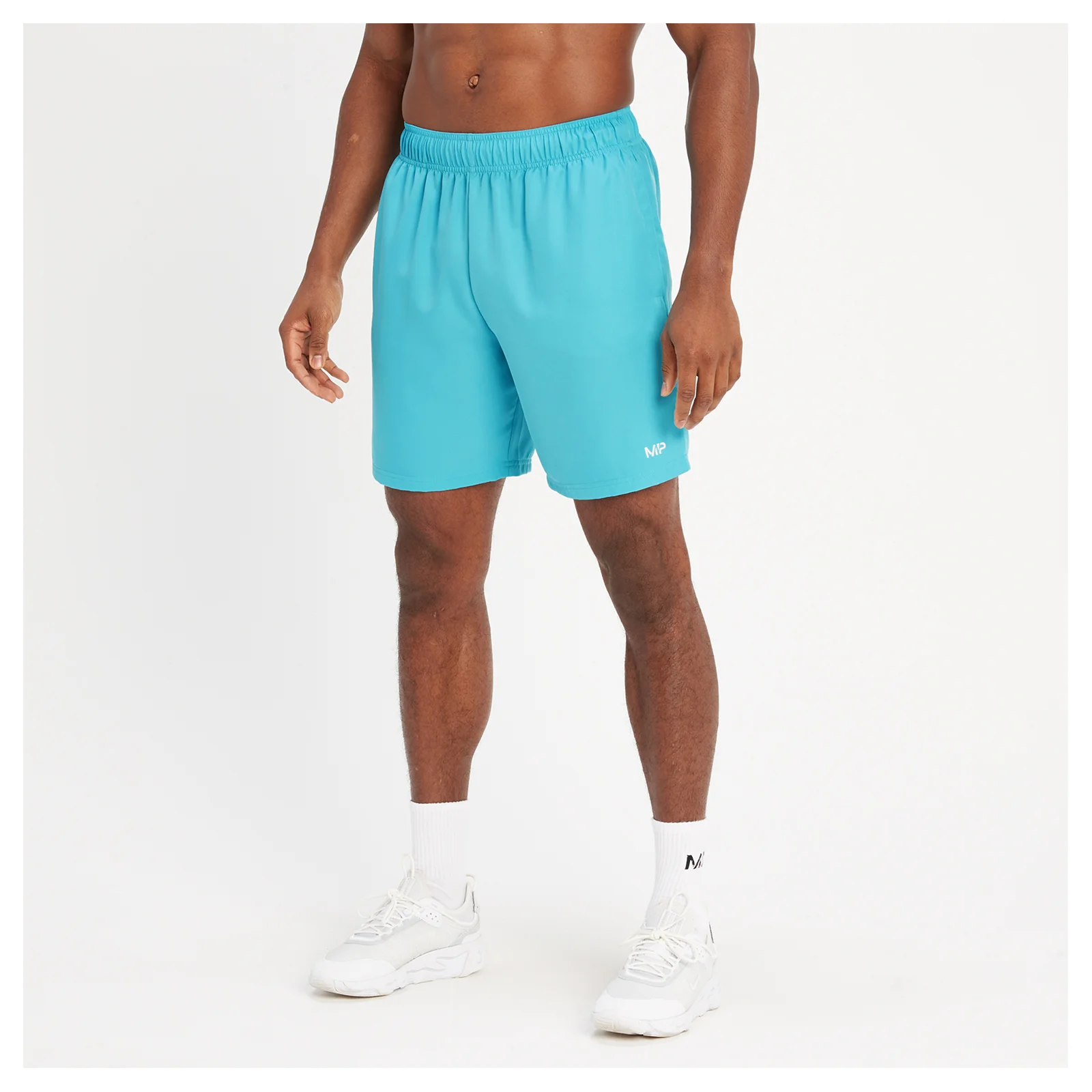 Short d’entraînement en matière tissée MP pour hommes – Aqua - XXSImage1