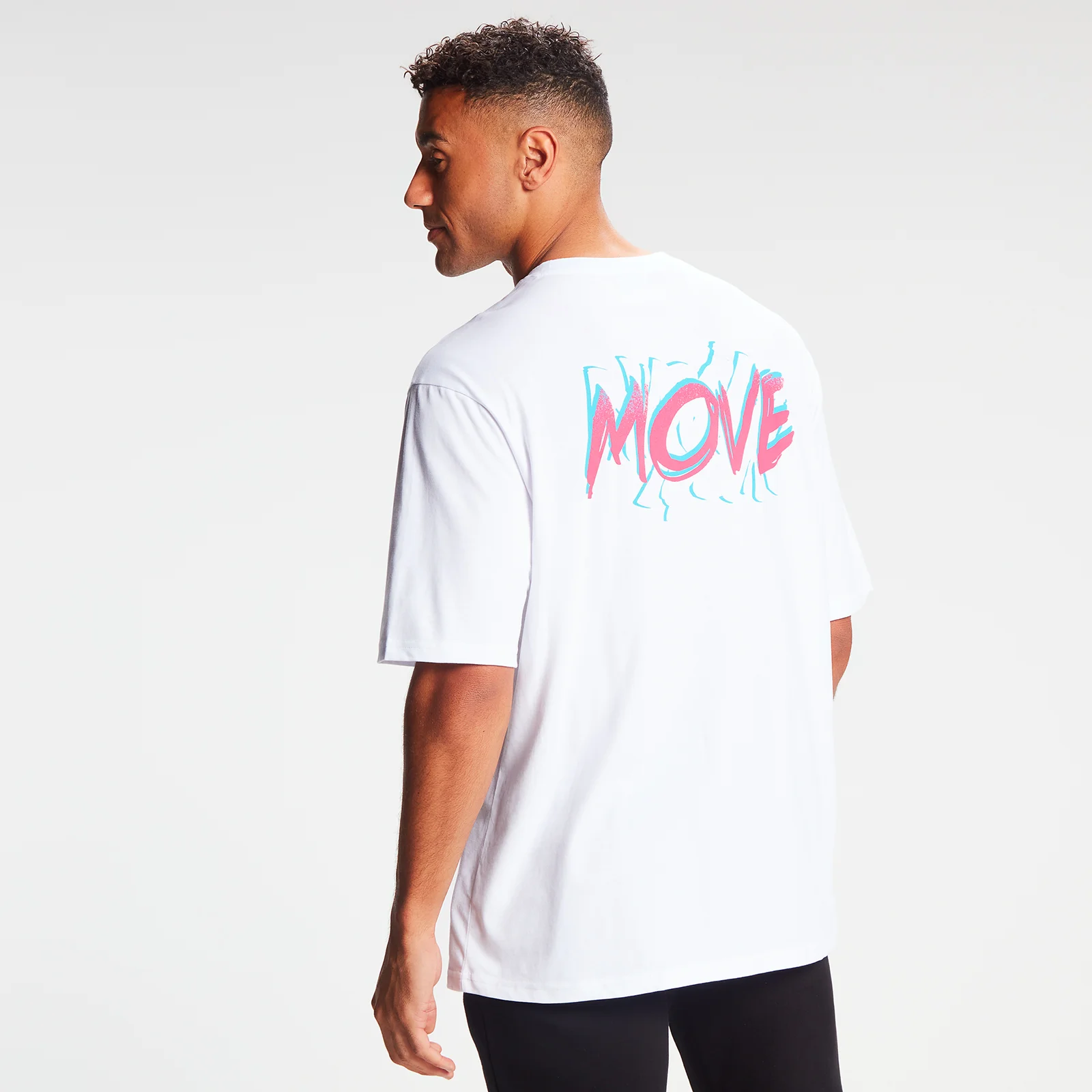 T-shirt oversize MP Retro Move pour hommes – Blanc - XXSImage1