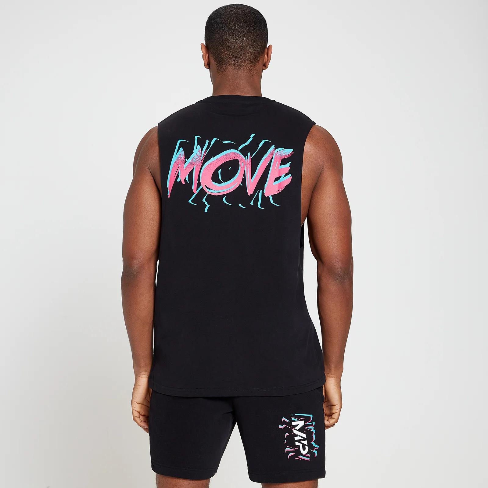 Débardeur à emmanchures échancrées MP Retro Move pour hommes – Noir - XXSImage1