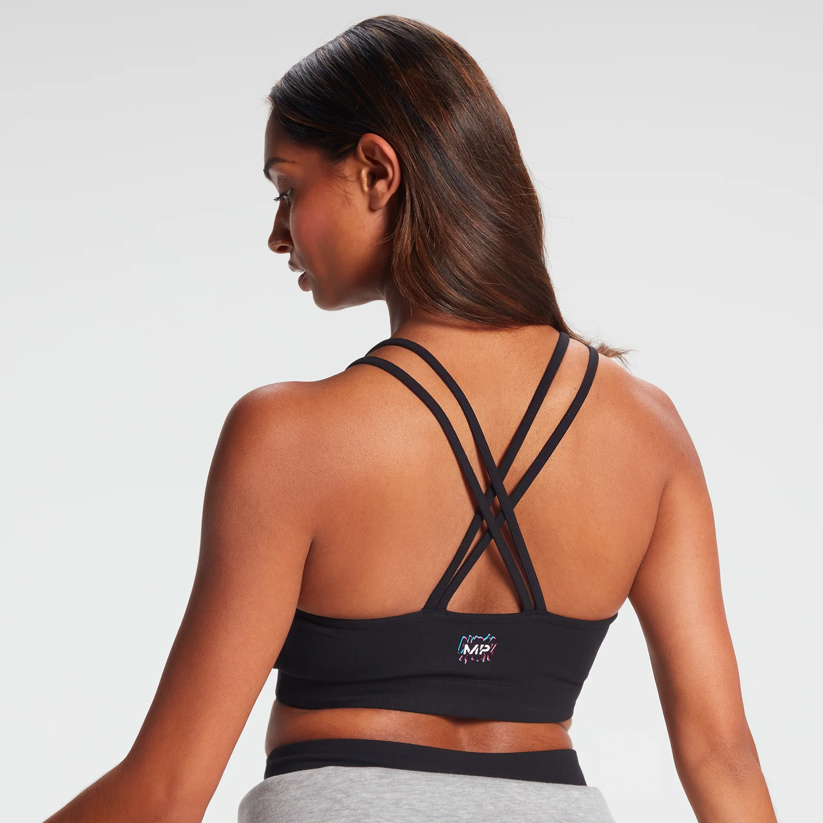 Brassière de sport MP Retro Lift pour femmes – Noir - XXSImage1