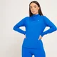 Haut d’entraînement à fermeture éclair ¼ coupe classique MP pour femmes – Bleu pur
