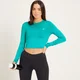 Crop top d’entraînement à manches longues Dry-Tech MP pour femmes – Lagon
