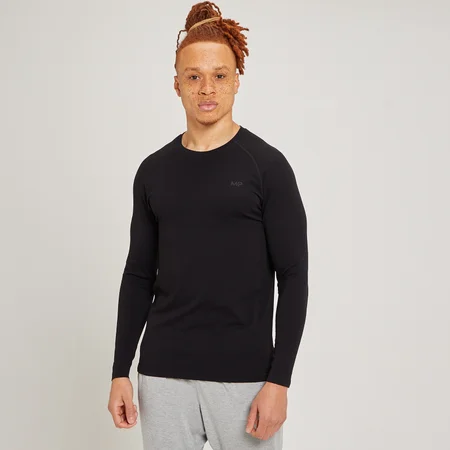 Haut à manches longues MP Composure pour hommes – Noir
