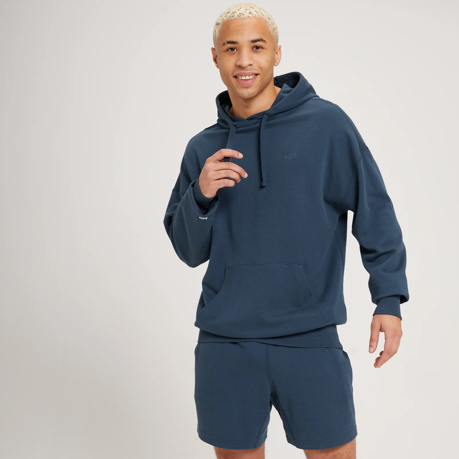 Sweat à capuche MP Composure pour hommes – Bleu poudré chiné - XXSImage1