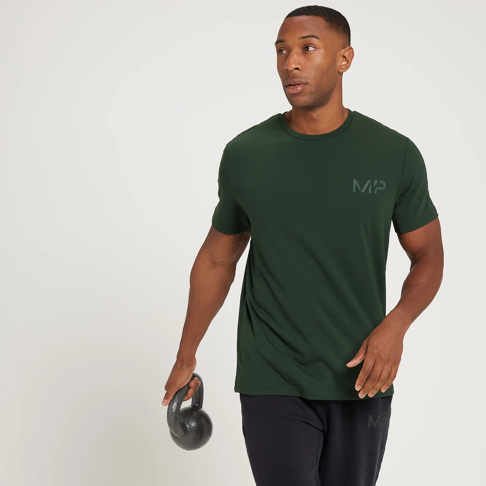T-shirt à manches courtes Drirelease MP Adapt pour hommes – Vert foncé - XXSImage1