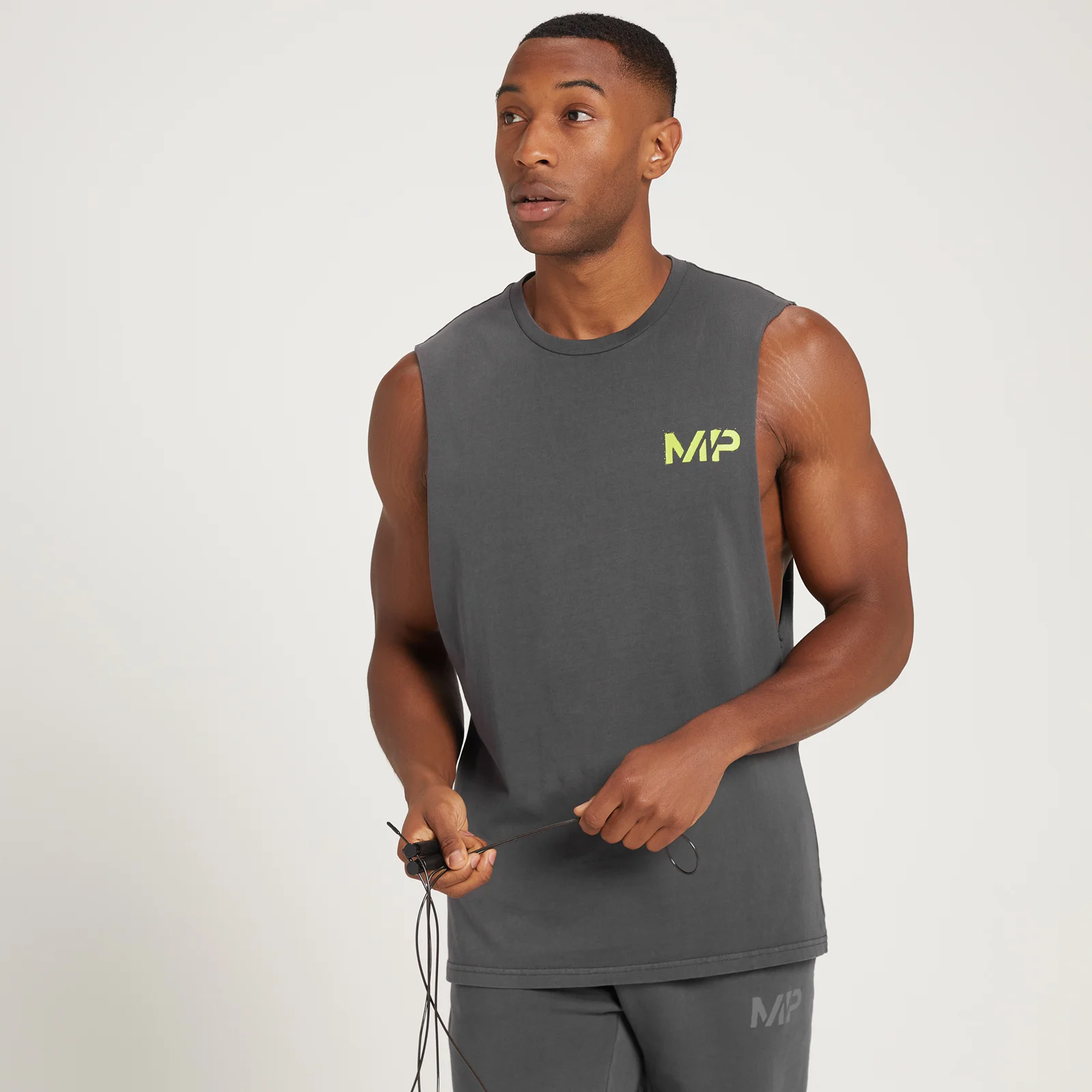 Débardeur délavé MP Adapt pour hommes – Gris plomb - XXSImage1