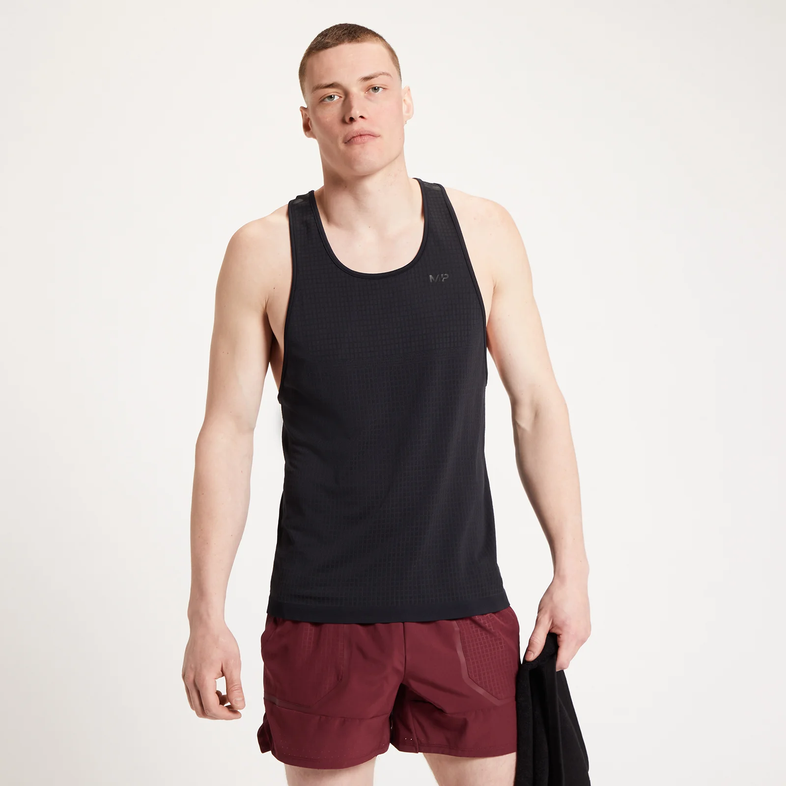 Débardeur sans coutures MP Tempo Ultra pour hommes – Noir - XXSImage1