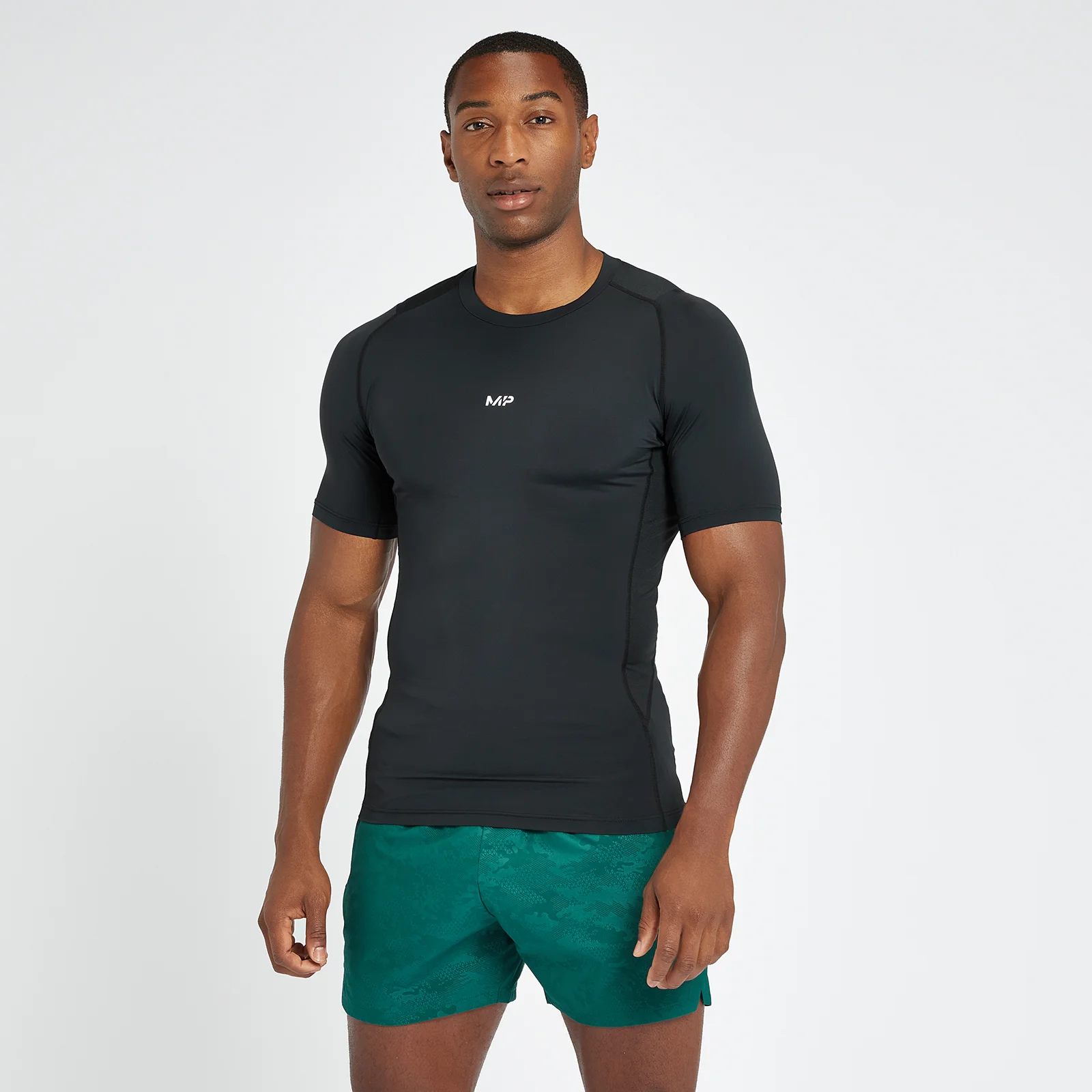 T-shirt première couche à manches courtes MP Engage pour hommes – Noir - XXSImage1
