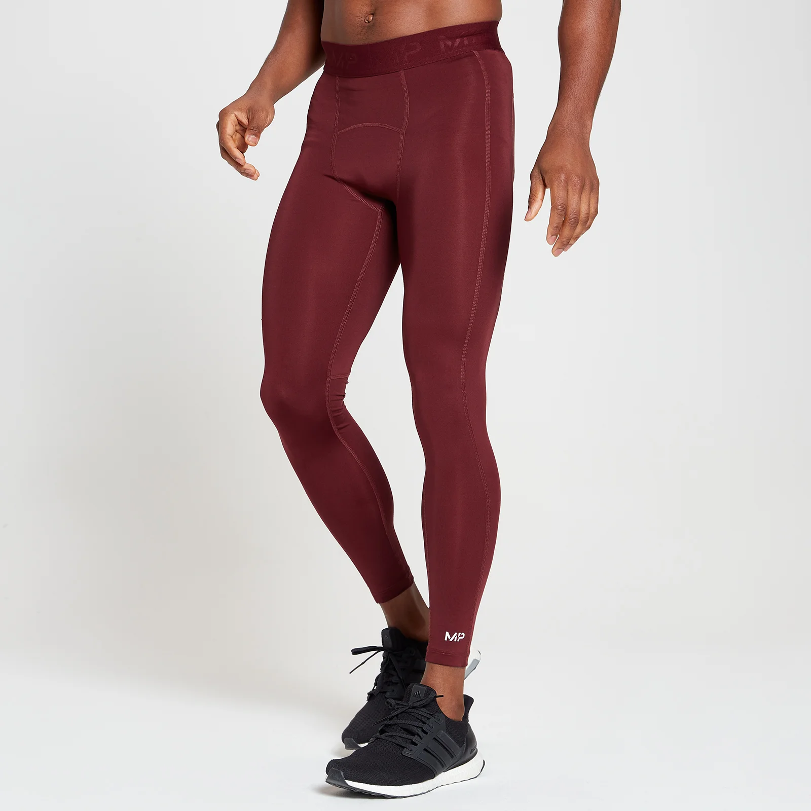 Legging d’entraînement MP Essentials Base Layer pour hommes – Merlot - XXSImage1