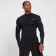 Haut d’entraînement à manches longues et à col montant MP Base Layer pour hommes – Noir