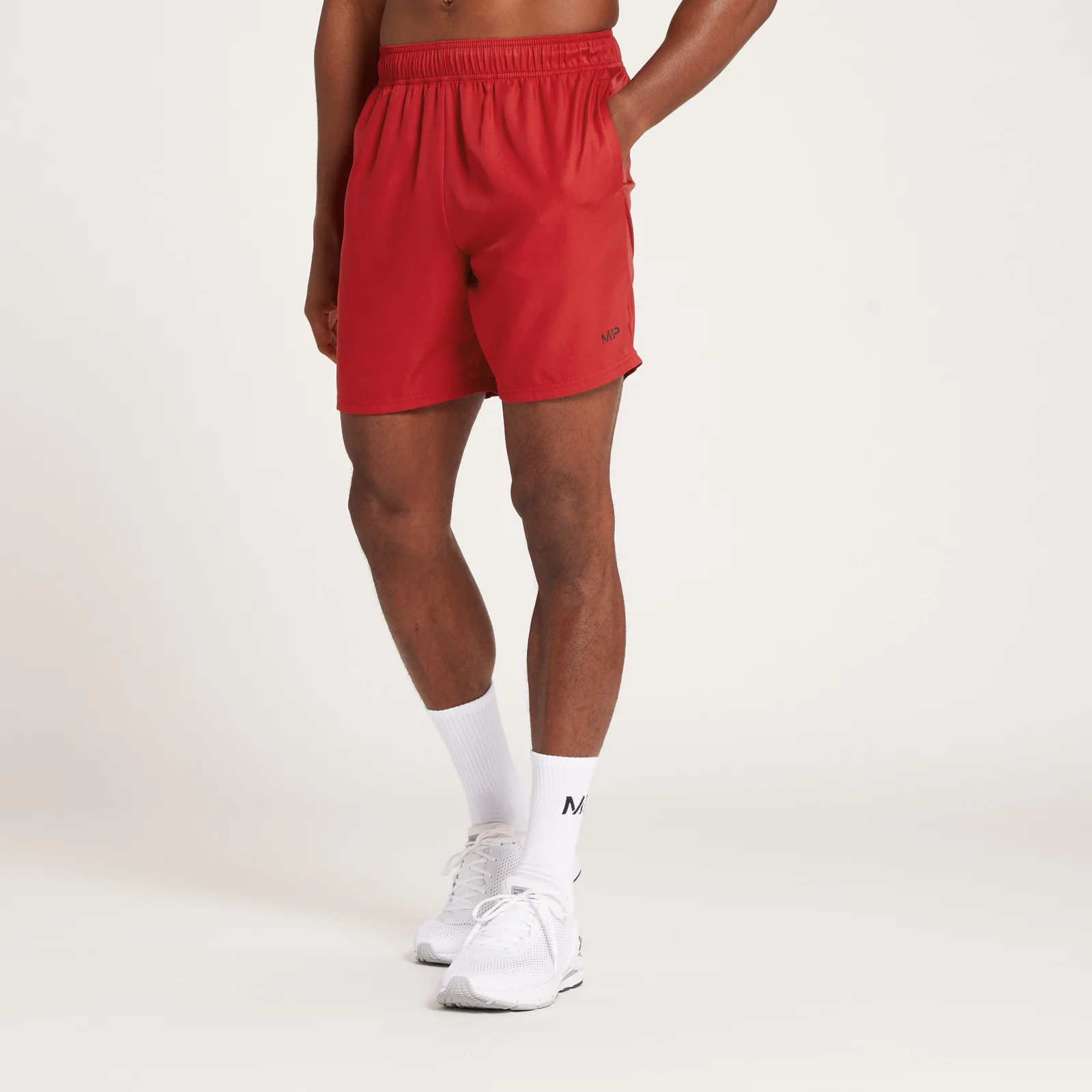 Short à imprimé répétitif MP Graphic Training pour hommes – Lie-de-vin - XXSImage1