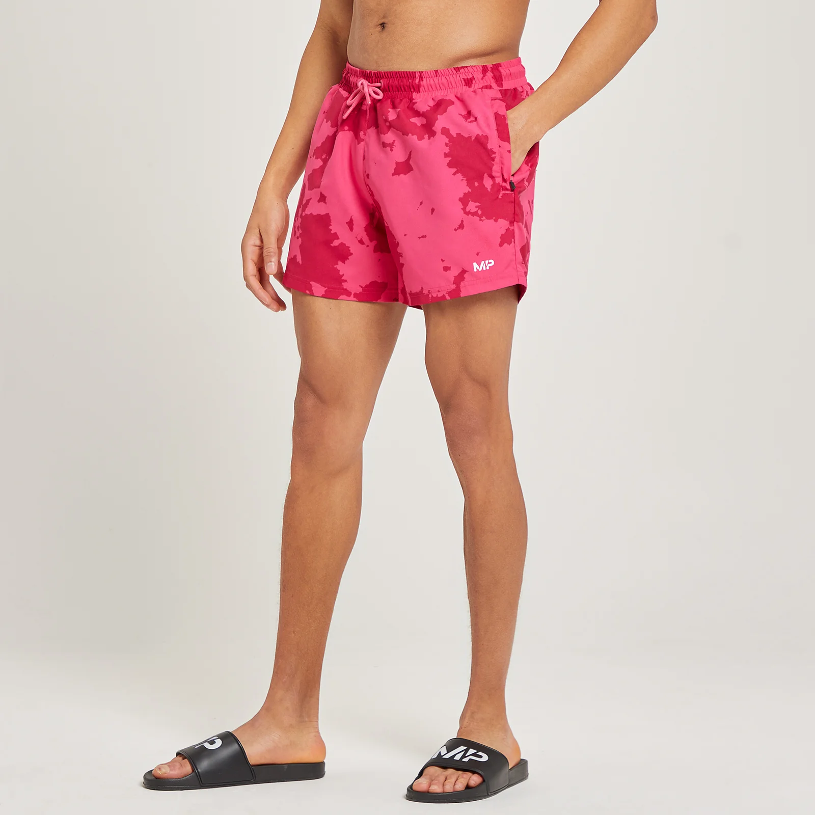 Short de bain à imprimé MP Atlantic pour hommes – Magenta - XXSImage1