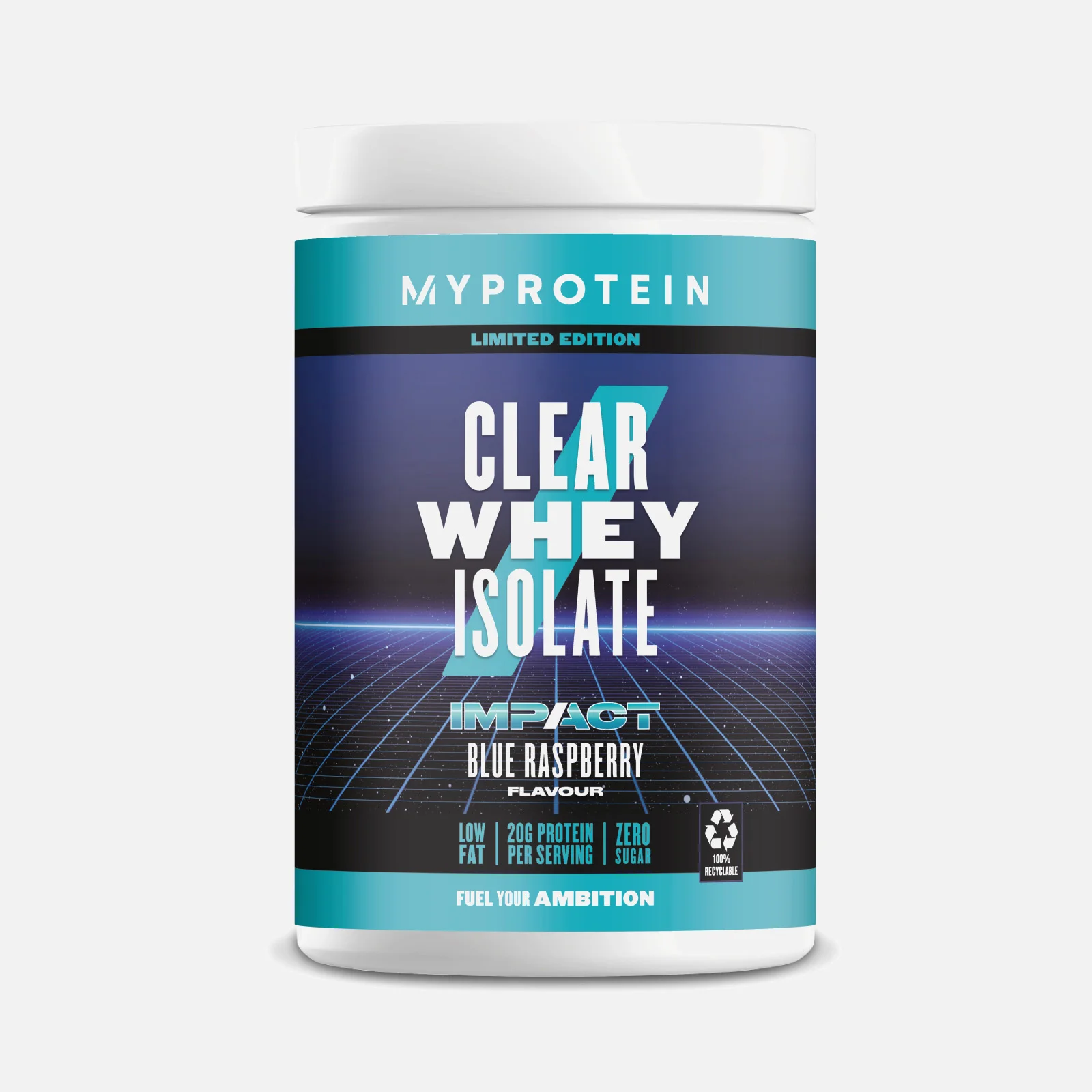 Clear Whey Isolate - Blue RaspberryImage1