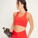 Brassière de sport à dos croisé MP Tempo pour femmes – Rouge danger
