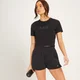 Crop top à manches courtes MP Adapt pour femmes – Noir