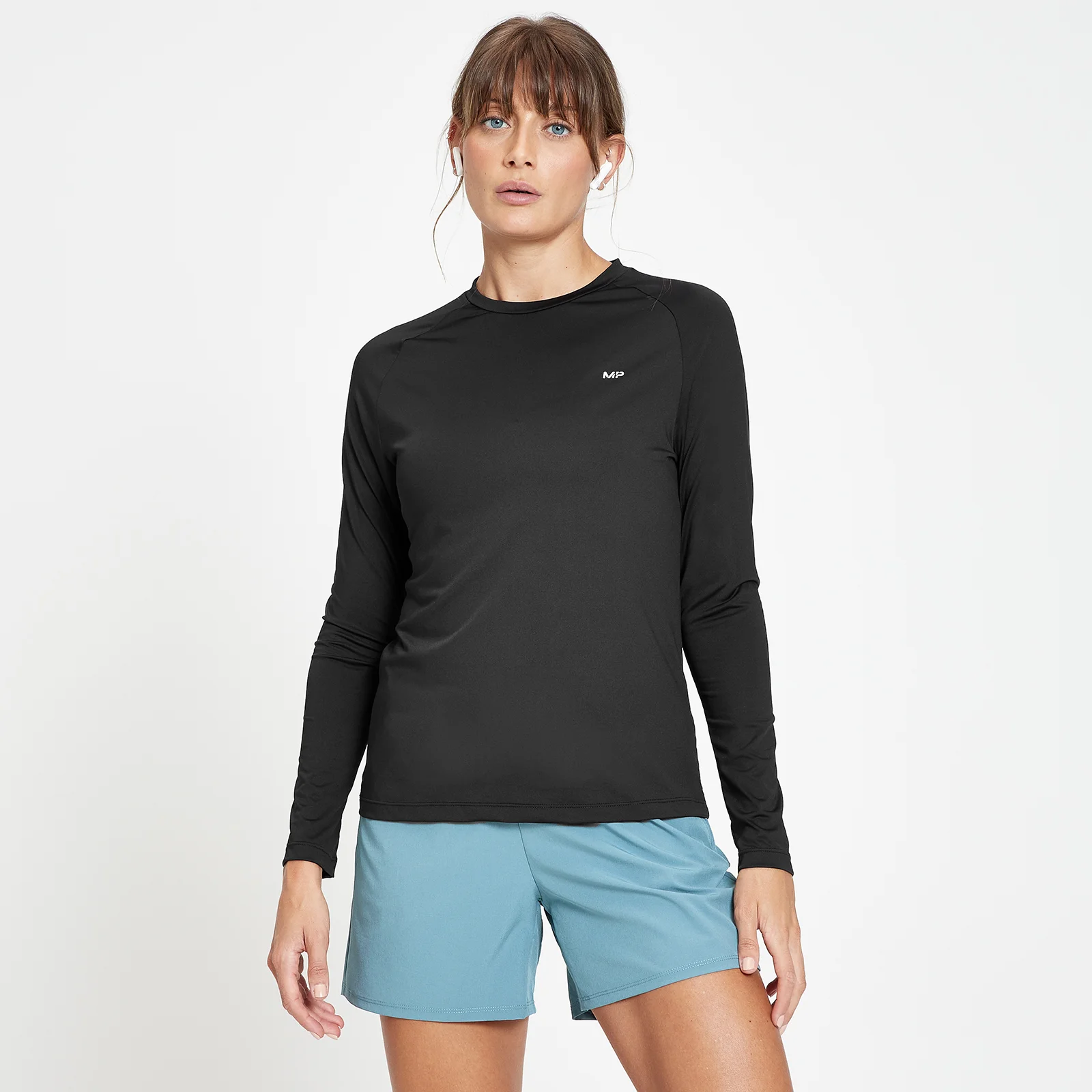 T-shirt d’entraînement à manches longues MP Run Life pour femmes – Noir/Blanc - XXSImage1