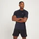 T-shirt sans coutures à manches courtes MP Essentials pour hommes – Noir chiné