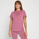 T-shirt à imprimé répétitif MP pour femmes – Mauve