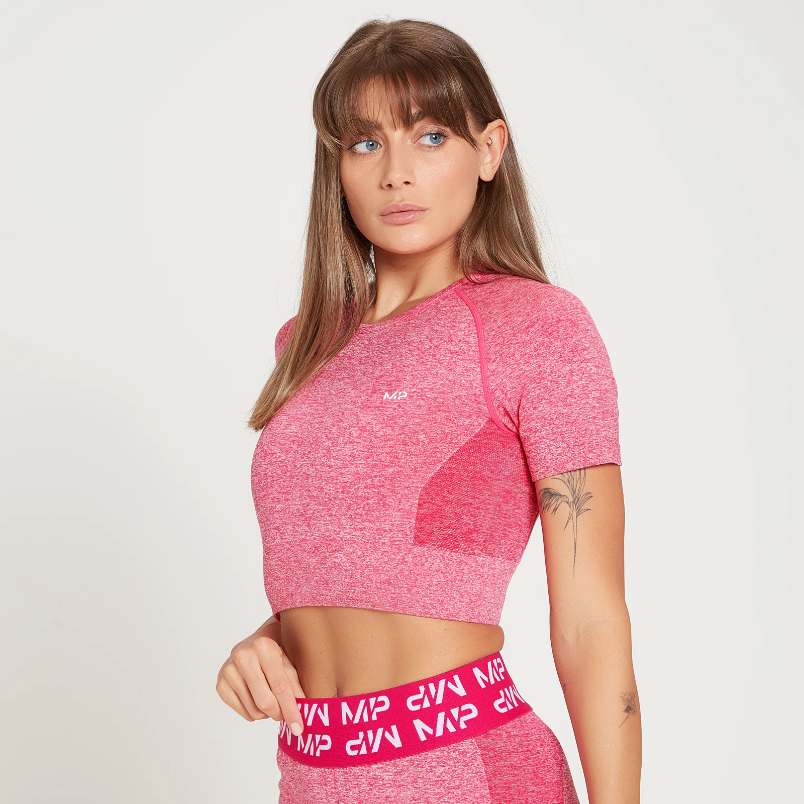 T-shirt court à manches courtes MP Curve pour femmes – Magenta - XXSImage1