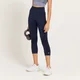 Legging ¾ taille haute MP Curve pour femmes – Bleu galaxie chiné