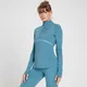 Haut à fermeture éclair ¼ MP Velocity Ultra pour femmes – Bleu gris