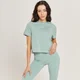 T-shirt court MP pour femmes – Bleu glacé