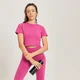 T-shirt court MP Body Fit pour femmes – Sangria