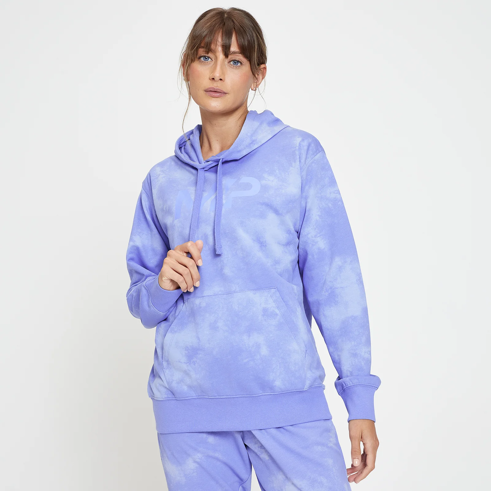Sweat à capuche tie-dye MP Composure pour femmes – Violet craie - XXSImage1