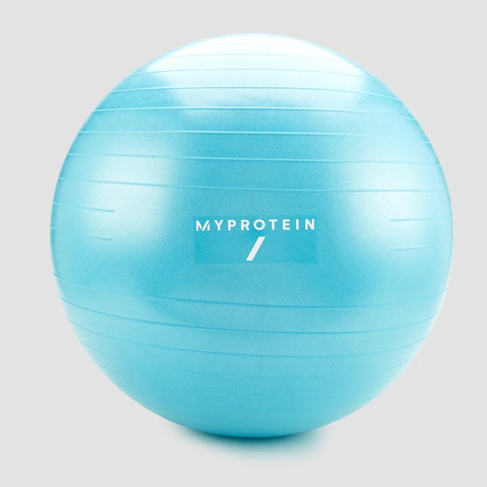 Ballon d’exercice et pompe MyProtein – Bleu
