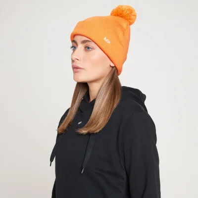 Bonnet à pompon MP – Nectarine/BlancImage6