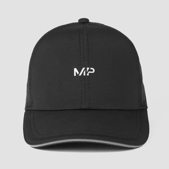 Casquette d’entraînement respirante MP – Noir/Réfléchissant