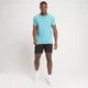 T-shirt à manches courtes MP Performance pour hommes – Vert fumé chiné