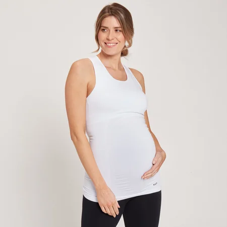 Débardeur de maternité sans coutures MP pour femmes – Blanc
