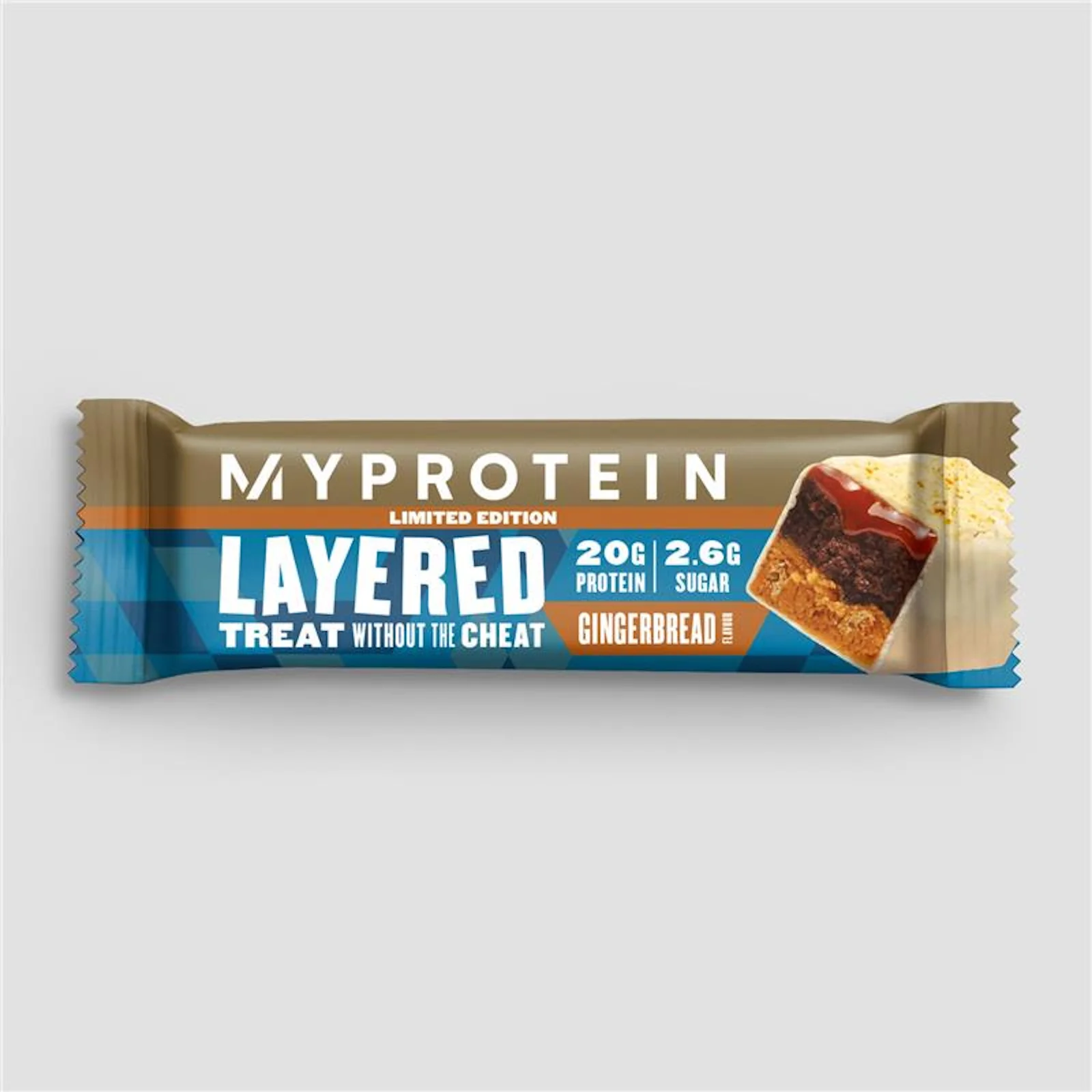 Myprotein Layered Bar (Sample) - 60g - GingerbreadImage1