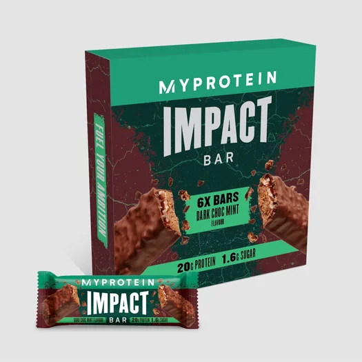Barre protéinée Impact - 6 x 64g - Dark Chocolate Mint