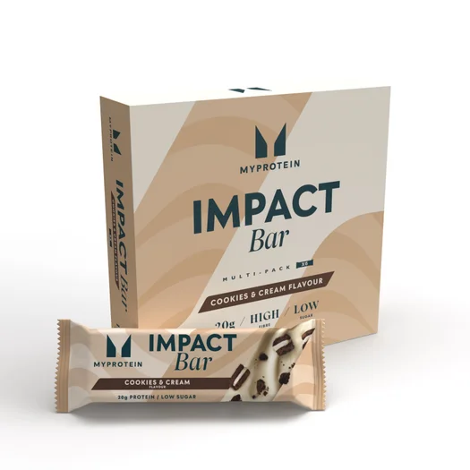 Barre protéinée Impact - 6 x 64g - Cookies et crème