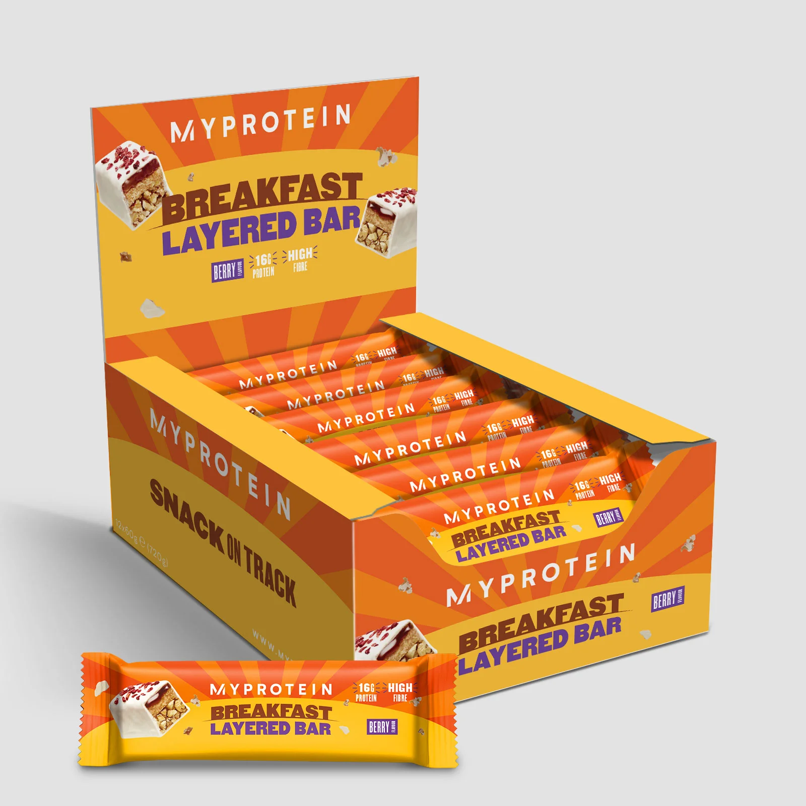 Barre à 6 couches pour le petit-déjeuner - 12x60g - Explosion de BaiesImage1