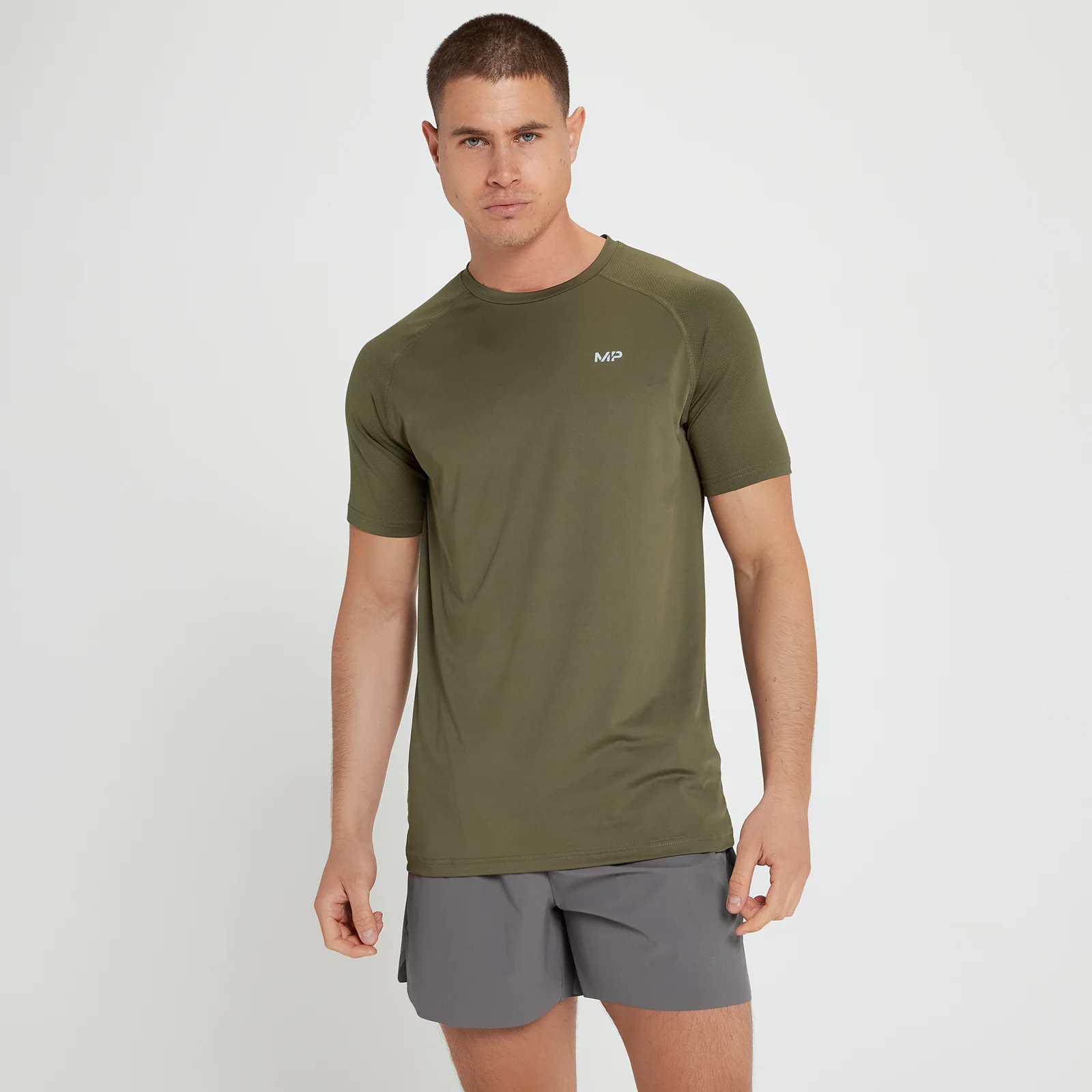 T-shirt à manches courtes MP Velocity pour hommes – Vert armée - XXSImage1