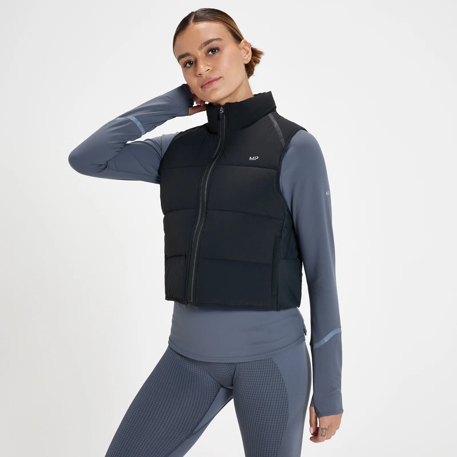Doudoune courte sans manches MP Velocity Ultra pour femmes – Noir - XXSImage1